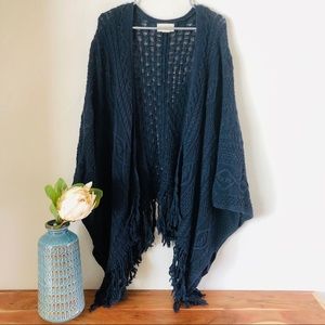 Ralph Lauren Fringe Poncho